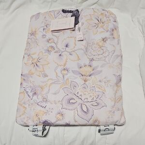 Victoria's Secret Packable Floral Stripe Beach Towel 2 in 1 Backpack Style NWT